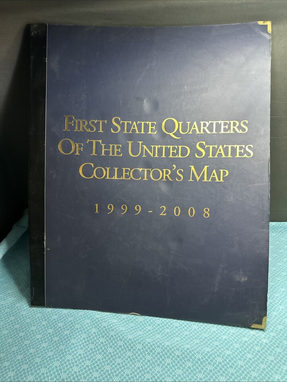 First State Quarters Collector's Map Album with Coins United States 1999-2008